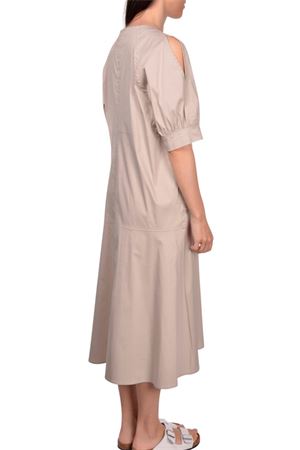 ABITINO MIDI SCOLLO V BEIGE 7224854300060 PAOLO FIORILLO CAPRI | Abito | 7224854300060